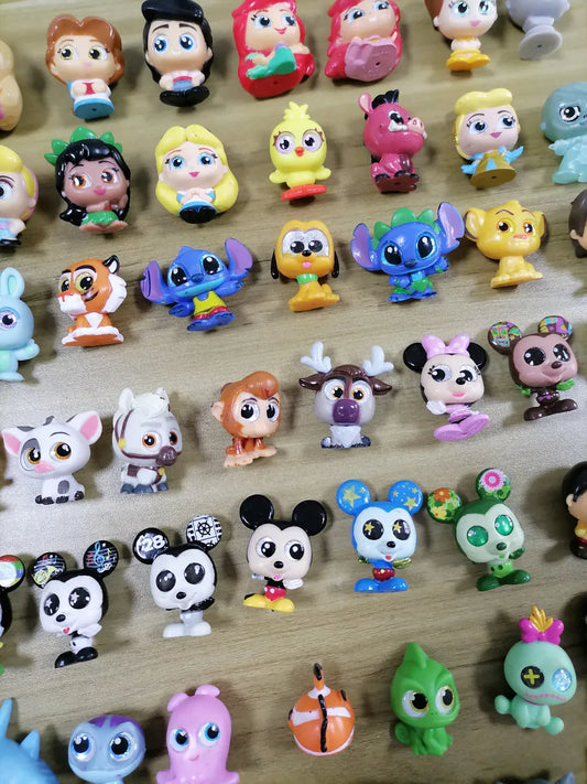 Disney Mini Anime Figures Doorables Cartoon Ornaments Big Glass Eyes Dolls Collectible Toy Birthday Children's Day Gifts
